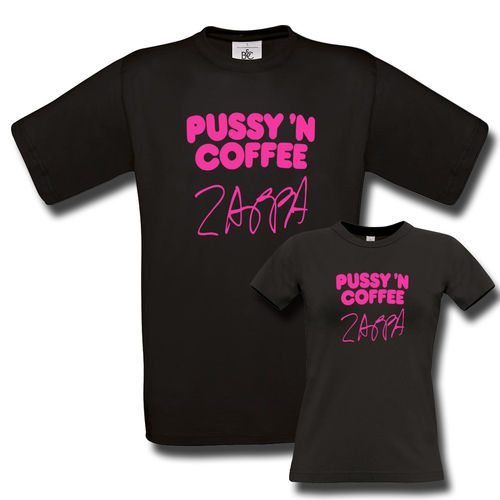 Pussy'n Coffee Frank Zappa T-Paita